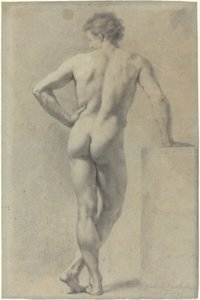 erkek çıplak çalışma by Anton Raphael Mengs