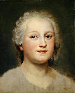 Bir Hanımefendinin Portre Çalışması (kurşun levha üzerine tuval üzerine yağlı boya) by Anton Raphael Mengs