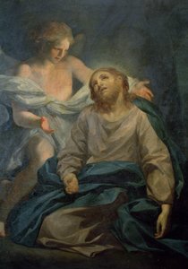 Meyve bahçesinde dua etmek by Anton Raphael Mengs