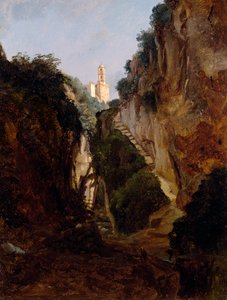 Sorrento'daki Rocky Gorge, Anton Sminck Pitloo (1791-1837), Hollanda, 20. yüzyıl