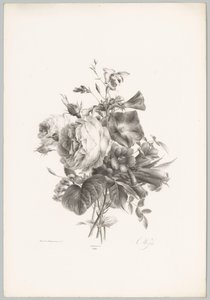Güller ve kadeh şeklindeki çiçekler Çiçek ve Meyve Çalışmaları (...) 10. bölüm (dizi adı) by Anton Weiss