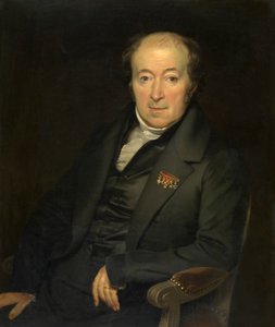 Ressam Mattheus Ignatius van Bree (tuval üzerine yağlı boya) by Anton van Ysendyck