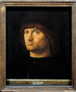 Condottiere adlı adamın portresi”””” Resim, Antonello da Messina