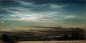 Gün batımı ve gece bulutu, 6 Temmuz 1885 by Frederick (attr. to) Barnard
