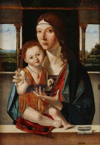 Bakire ve Çocuk, 1480. by Antonello da Messina