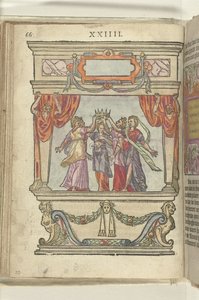 Şan, Majesteleri, Cömertlik, İhtişam ve Tevazu kişiliklerinin bir arada taç giydiği sahne, 1578