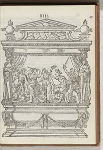 Sahne ile dekore edilmiş ikinci iskele: prens savaş ve anlaşmazlık peşinde, 1577 by Antoni van Leest