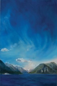 Norveç Fiyortları, 2011 (tuval üzerine yağlıboya) by Antonia Myatt