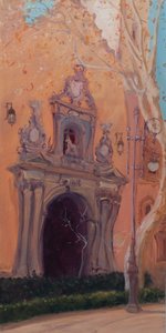 Granada Kapısı, 2016 (tuval üzerine yağlıboya) by Antonia Myatt