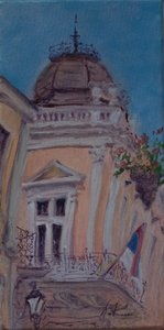 Sırbistan, 2017 (tuval üzerine yağlıboya) by Antonia Myatt