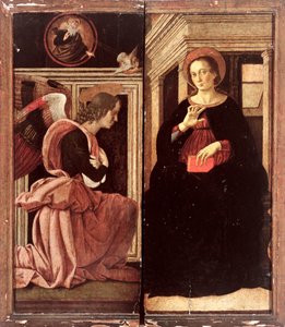 Duyuru (panelde tempera) by Antoniazzo Romano