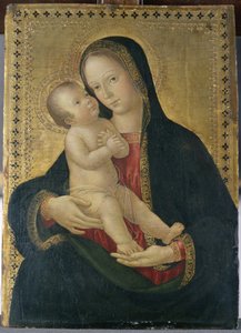 Madonna ve Çocuk, c.1480-85 (kavak ağacı üzerinde tempera)