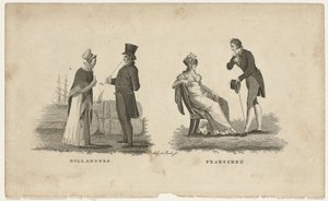 Hollandalılar ve Fransızlar Hollandalılar Fransızlar (nesne üzerindeki başlık) by Antonie van der Beek