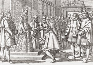 Philip III, İspanya Kralı Avusturya Margaret'inden Önce by Antonio (after) Tempesta