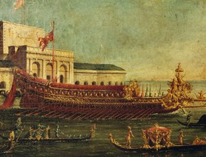 Bucentaur (Venedik dukalarının devlet kadırgası), İtalya by Antonio (studio of) Canaletto