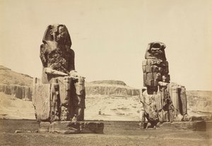 Memnon Heykeli, Thebes, c. 1860
