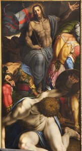 Antonio Campi (1523-1587) tarafından yapılan Diriliş Tablosu San Celso Milan, İtalya yakınlarındaki 16. yüzyıl Kilisesi Santa Maria dei Miracoli