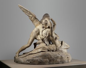 Aşk Tanrısı ve Ruh, 1794 (alçı) by Antonio Canova