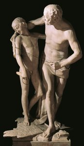 Daedalus ve Icarus, Antonio Canova (1757-1822), mermer heykel, 220 cm yükseklik by Antonio Canova