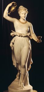 Hebe, Antonio Canova (1757-1822), mermer heykel by Antonio Canova