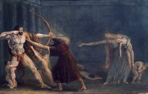 Herkül Çocuklarına Ok Atıyor, Antonio Canova (1757-1822) by Antonio Canova