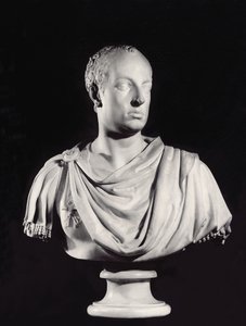 ಪವಿತ್ರ ರೋಮನ್ ಚಕ್ರವರ್ತಿ ಫ್ರಾನ್ಸಿಸ್ I ರ ಭಾವಚಿತ್ರ (1708-65) (ಮಾರ್ಬಲ್) (ಇದನ್ನೂ ನೋಡಿ 82132) ಟರ್ಕಿ