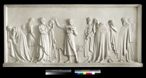Baldıran bardağını içen Sokrates, 1787-90 (alçı) by Antonio Canova