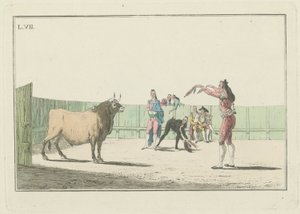 Bir Boğa Güreşinde Ana Eylemlerin Koleksiyonu serisinden Plaka VII by Antonio Carnicero