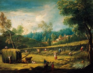 Yaz, Antonio Diziani (1737-1797), resim.
