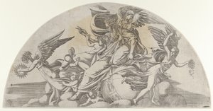 Dünyada Oturan Tanrı, 1540-45.