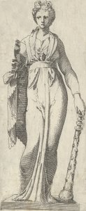 Mattei lahitinden Melpomene, Roma, 1540-45.