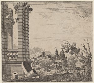 Harabelerle Peyzaj by Antonio Francesco Lucini
