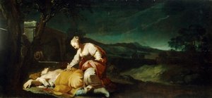 Pyramus ve Thisbe, yazan Antonio Gionima (1697-1732). by Antonio Gionima