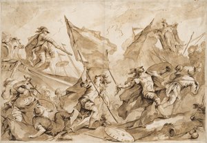 Gelibolu Saldırısını Jacopo Marcello Yönetiyor by Antonio Guardi