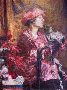 Enrica mor by Antonio Mancini