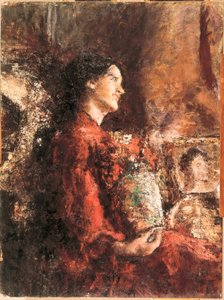 Lidia, 19. yüzyıl sonu - 20. yüzyıl başı (yağlı boya) by Antonio Mancini