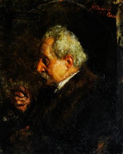 Sanatçının Babasının Portresi by Antonio Mancini