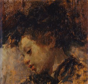 Hasta çocuk by Antonio Mancini