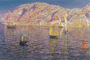 Palma de Mallorca Körfezi manzarası