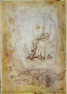 Çizim Antonio di Puccio Pisano dit Pisanello (1395-1455) Chantilly, Musee Conde by Antonio Pisanello