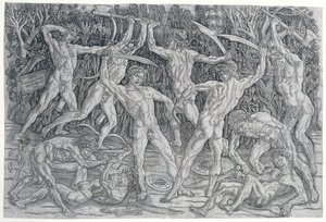 Çıplakların Savaşı Çıplak Adamların Savaşı Kılıççılar by Antonio Pollaiuolo