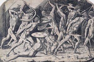 Herkül ve Devler, c.1475-80 by Antonio Pollaiuolo
