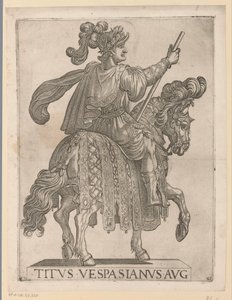 At sırtında İmparator Titus At Sırtındaki İlk On İki Roma İmparatoru (dizi başlığı) Equestri