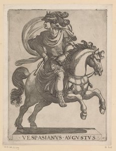 At sırtında İmparator Vespasian At Sırtındaki İlk On İki Roma İmparatoru (dizi başlığı) Equestri