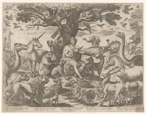 Orpheus müziğiyle hayvanları büyüledi by Antonio Tempesta