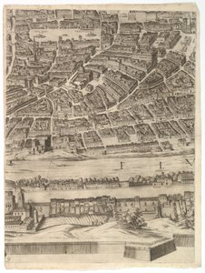 Roma Şehri Planı: Piazza Navona, Campo di Fiore ve Sant..., 1645 ile sayfa 9. by Antonio Tempesta