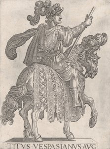 Levha 11: At sırtında Titus Vespasian, 