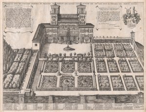 Roma Görkeminin Aynası: Monte Pincio Sarayı ve Bahçeleri, 16. yüzyılın ortalarından sonlarına kadar. by Antonio Tempesta