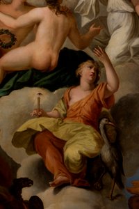 Vigilance, Queen's Drawing Room'dan detay by Antonio Verrio