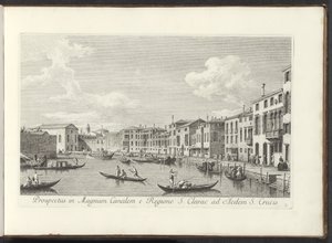 Gezicht op het Canal Grande te Venetië Aziz Clare Bölgesi